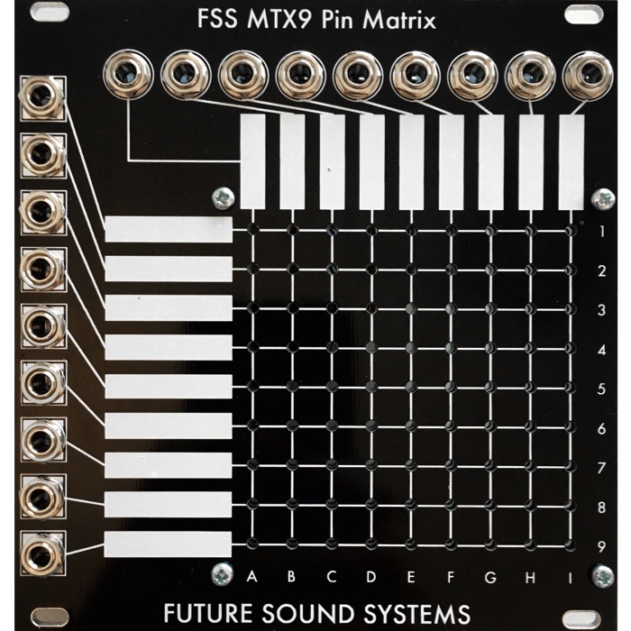 MatttechModular's tweet photo. Fancy some EMS-style pin matrix in your modular, but strapped for cash? How about the MTX9 passive pin matrix from @FutureSndSystem at only £115 - back in stock now! https://t.co/fsUdzjVNrp
#eurorack #modularsynth #futuresoundsystems https://t.co/hqawMkl3Ll
