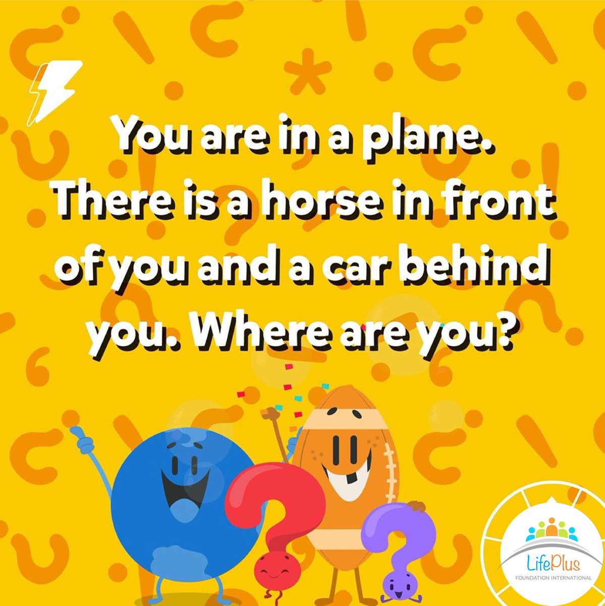 lifeplusng's tweet photo. 'In a plane' is NOT the right answer, by the way ๐ฌ - Winner gets Airtime Credit ๐
Its Friday, let's get the fun rolling #tgif
No Stress | Burna boy | Wizkid
#lifeplus #lifeplusinternational #lifeplusfoundation #friday #wizkid #MadeinLagos #OakPensionsTriviaChallenge https://t.co/t6PiIzp6Xh