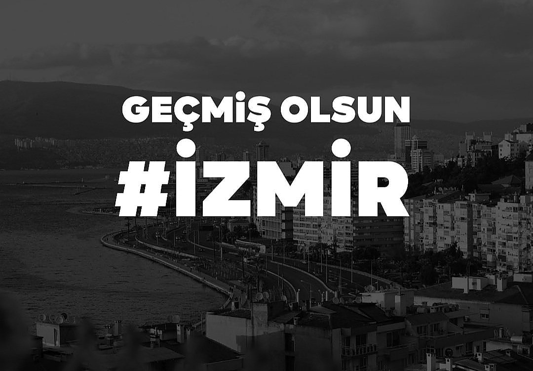 Geçmiş olsun İzmir.
Geçmiş olsun Türkiye.
#İzmir #Deprem