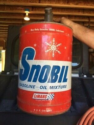 VINTAGE SNOBIL LEMANS GAS OIL MIXTURE 6 GALLON CAN. https://t.co/I3C6z9id3n #petroliana #collectibles https://t.co/1xQzFxfliX