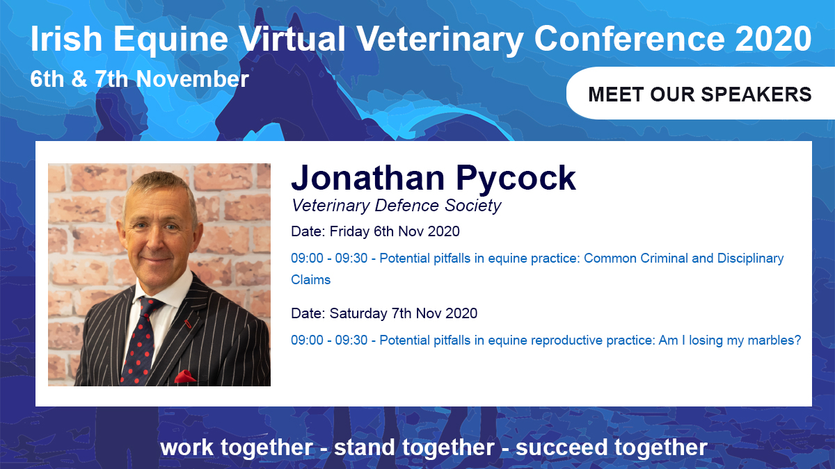 IrishEquineVets's tweet photo. What are the common pitfalls you come across when running an equine practice? Register now https://t.co/4zMohA5NE1 to learn about the do's and don'ts from our well known colleague 
@JonathanPycock @trainingVDS https://t.co/ib2QiM7htc
@VeterinaryHQ  #equinepractice #IEVC2020 https://t.co/GmEj4QndDF