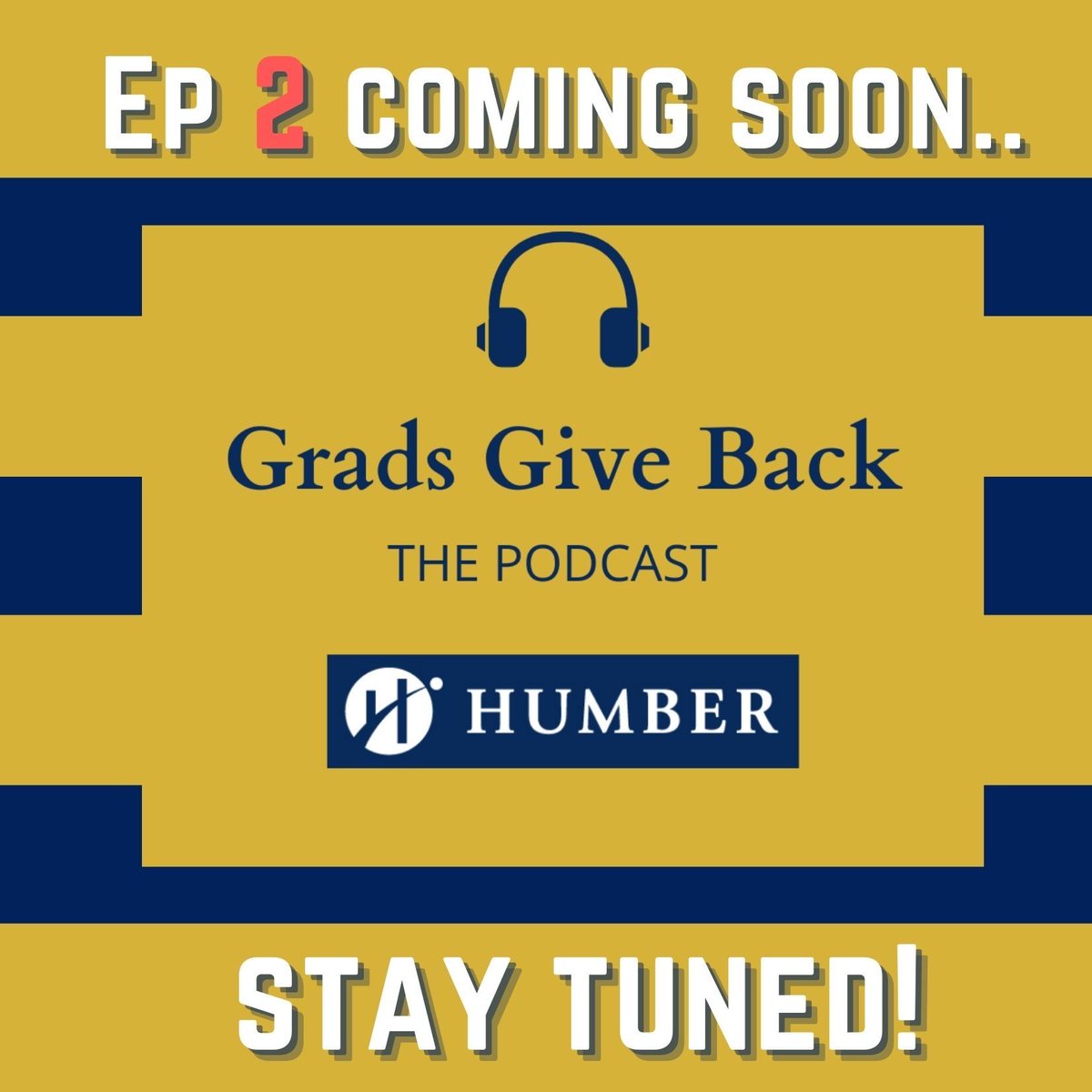 MKTGHumber's tweet photo. Episode 2 of Grads Give Back the Podcast is dropping next week - stay tuned to hear from our host James Anderson @earlofjames71 speaking to our featured Business Marketing grad! 
@HumberAlumni @HumberBusiness #marketing #podcastshow https://t.co/gOK72qEfD6