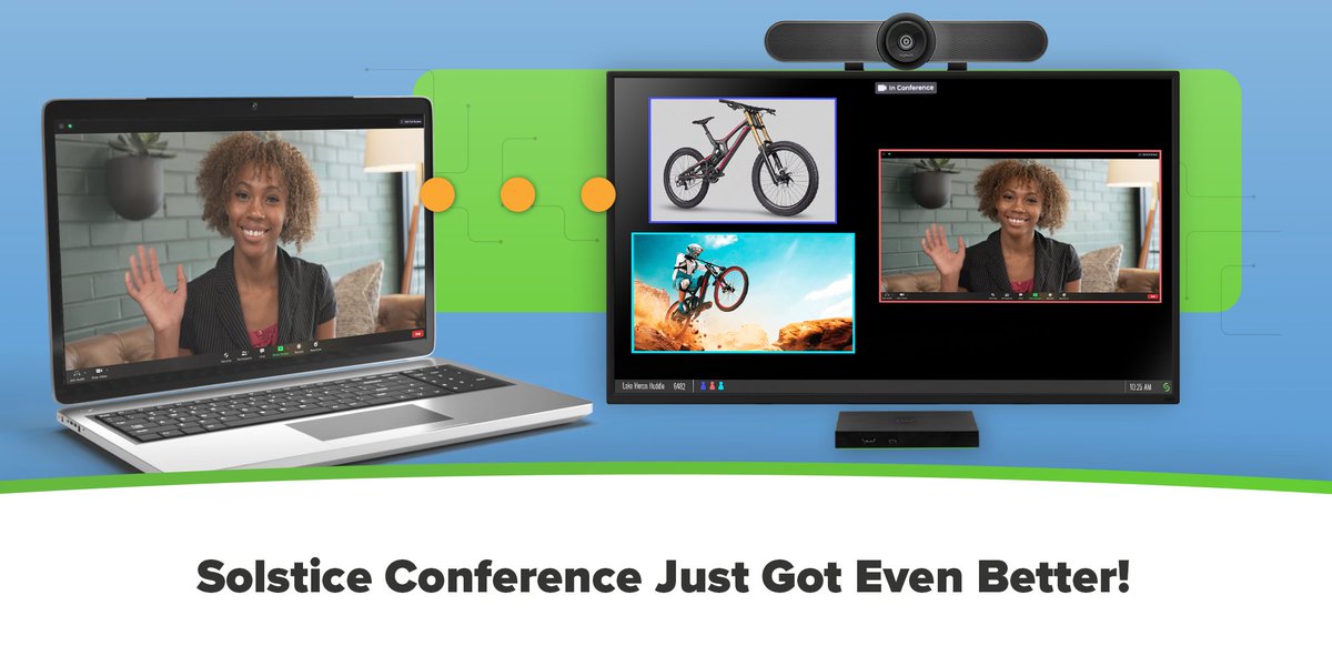 Mersive's tweet photo. With the release of version 5.1, Solstice adds full Solstice Conference support for macOS laptops and expanded support for room peripherals. See what else is included: https://t.co/ZckioTpSU0 https://t.co/QAAir5ZmzE