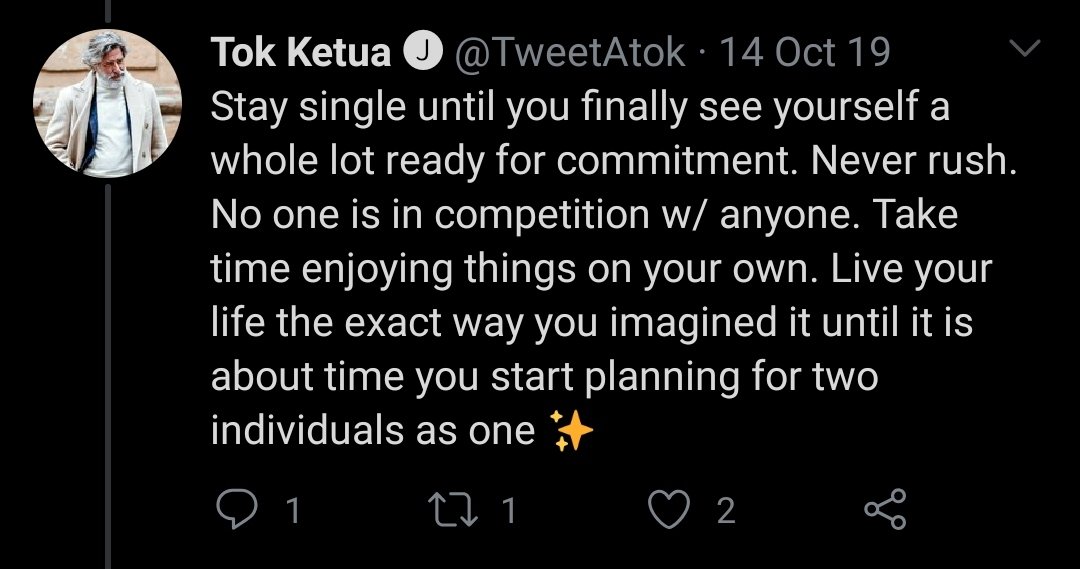 Finally someone said this, stay single until... ❤️