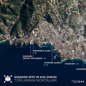 Kuşadası’nda Güvenli Bölgeler Tekrar Hatırlatıldı