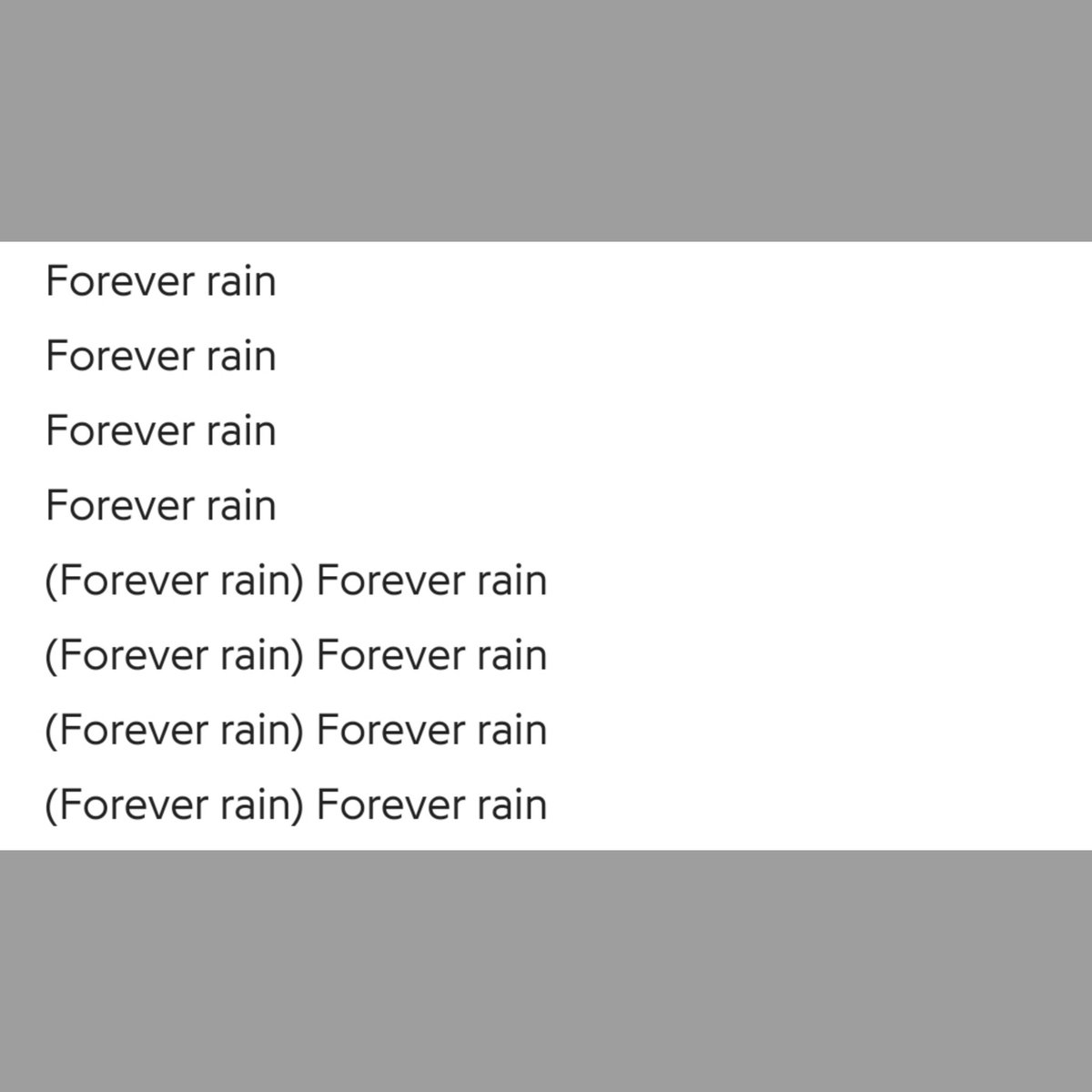 When he repeats "Forever rain", Joon perhaps wants to emphasize on how it's all bounded in a loop- our pain never truly goes away, it occupies some portion of our mind n heart: the dark corners, it never truly fades n from time to time it surfaces n the whole process of+