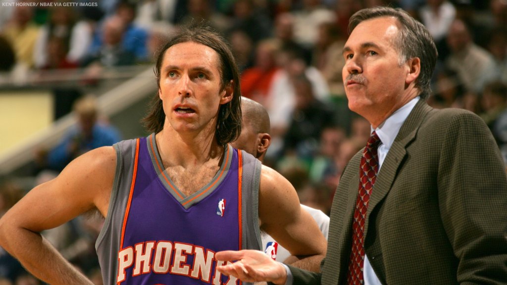 SportsCenter's tweet photo. Mike D'Antoni is finalizing a deal to become an assistant coach with the Nets, reuniting him with Steve Nash, sources tell @wojespn. 

The Nets are hiring D'Antoni and Ime Udoka, who spent seven of the past eight seasons with the Spurs, sources said. https://t.co/hJmNpgaWgo