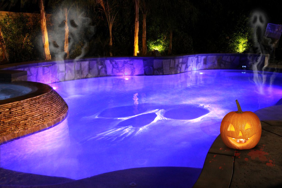 OlympusPools's tweet image. What's spookier? A #Haunted House or a Haunted Pool? Show us what you've got! 

Send us your pictures of your #Halloween decorated pool and let us know how you'll be celebrating Halloween this year. 🕷🕸