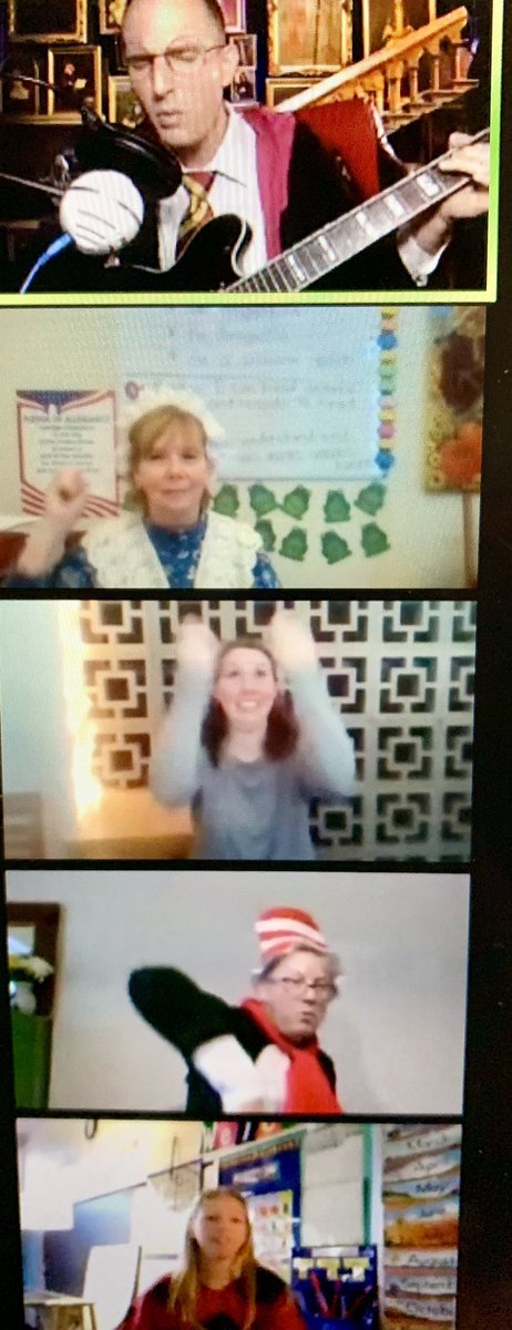 Our first <a href="/GreenbrierElem/">GreenbrierElementarySchoolVA</a> morning meeting was amazing and even included an epic electric guitar performance by Mr. MacDanel and a teacher scavenger hunt!  Congrats on your victory, <a href="/MrLairdPE/">Zach Laird</a>! So much energy from this awesome staff!!! 🐸