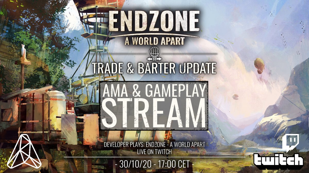 WorldOfEndzone's tweet photo. WE ARE LIVE!
☢ Endzone developer livestream on #Twitch!
☢ @gentlymadgames @Trymops will be deep diving into the recent 'Trade & Barter Update'!
📺 Tune in now: https://t.co/LVaMgnF0X9
👉 @AssembleTeam
#assembleteam #gentlymad #worldofendzone #indiedev #gamedev #madewithunity https://t.co/iRo9RLVrf4