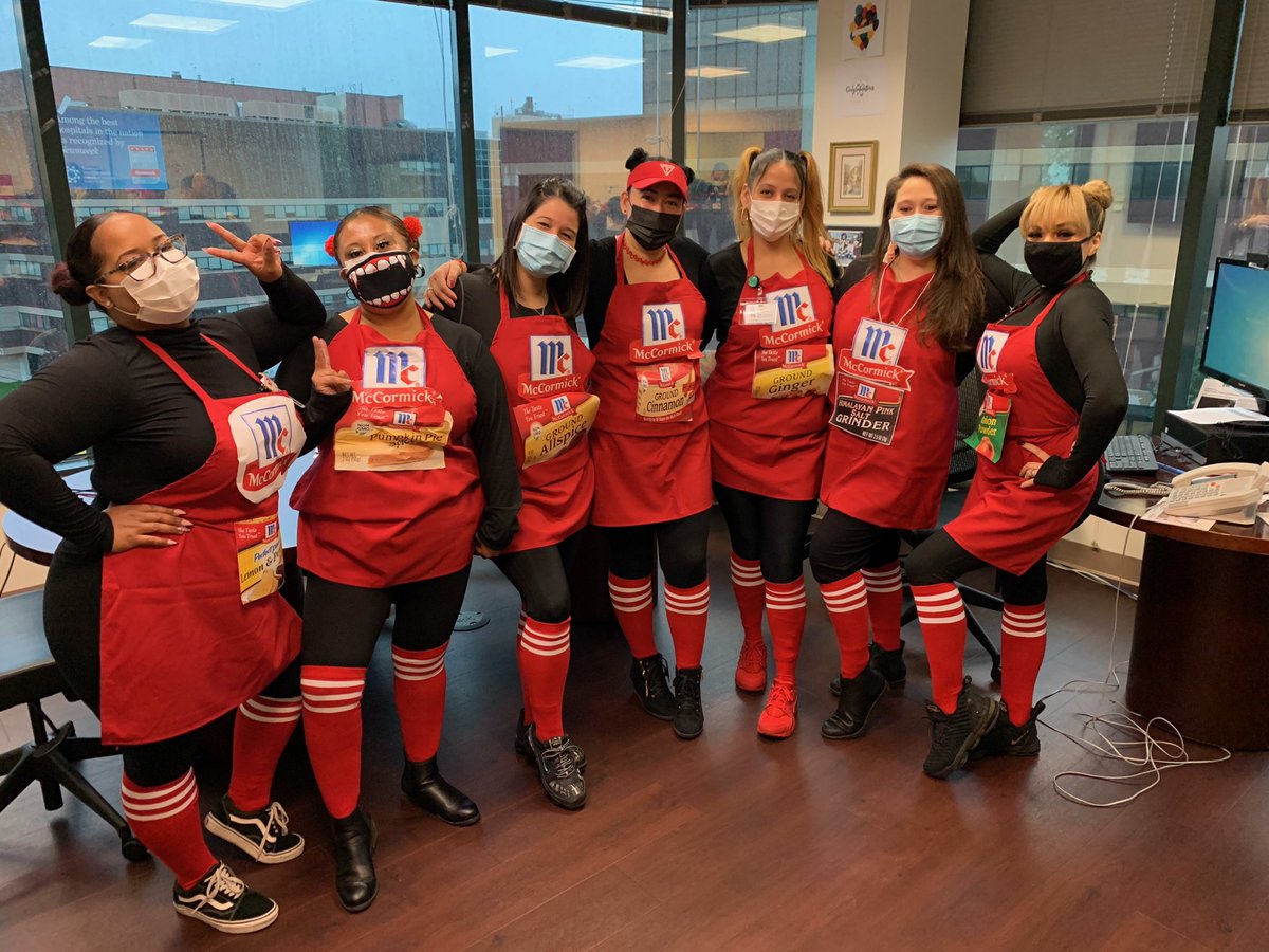 GeriHackensack1's tweet photo. Our Center for Healthy Senior Living staff in Halloween spirit #HMH, #HackensackUMC #Geriatrics https://t.co/9X8XBkdWkx
