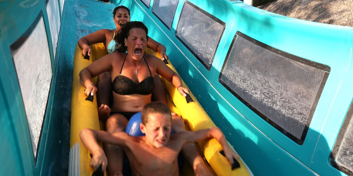 ProSlideTech's tweet photo. Many of ProSlide's Water Coasters are powered by our innovative BLAST propulsion, which can push vehicles up 50% steeper inclines, using 60% less power than traditional technology.
#RocketBLAST #WaterCoaster #TimelessTechnology https://t.co/Aqyp1s7Pxy
