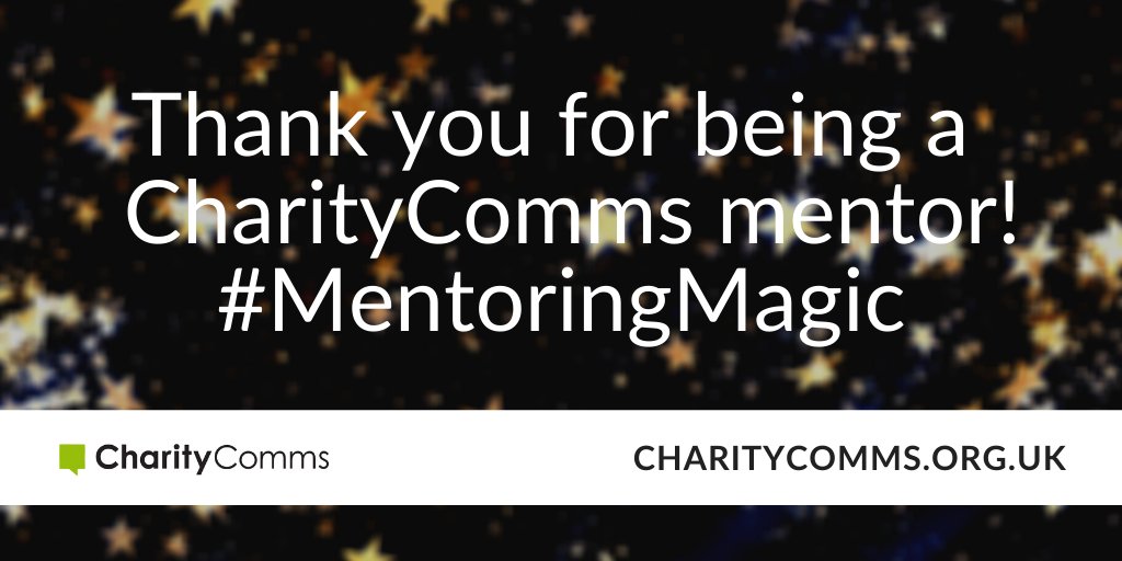 CharityComms's tweet photo. Thanks so much @chkchk for being a brilliant mentor on our scheme! Mentoring helps charity communicators excel, making the charity sector a stronger place and showing the amazing work that charities do. #MentoringMagic https://t.co/M7CQ2tTa6L