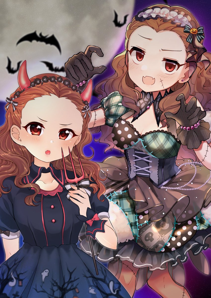 ヴィランズナイト関裕美 七竈千鶴さん 77kamado C とのコラボイ Mmchan 来てくれてありがとうのイラスト