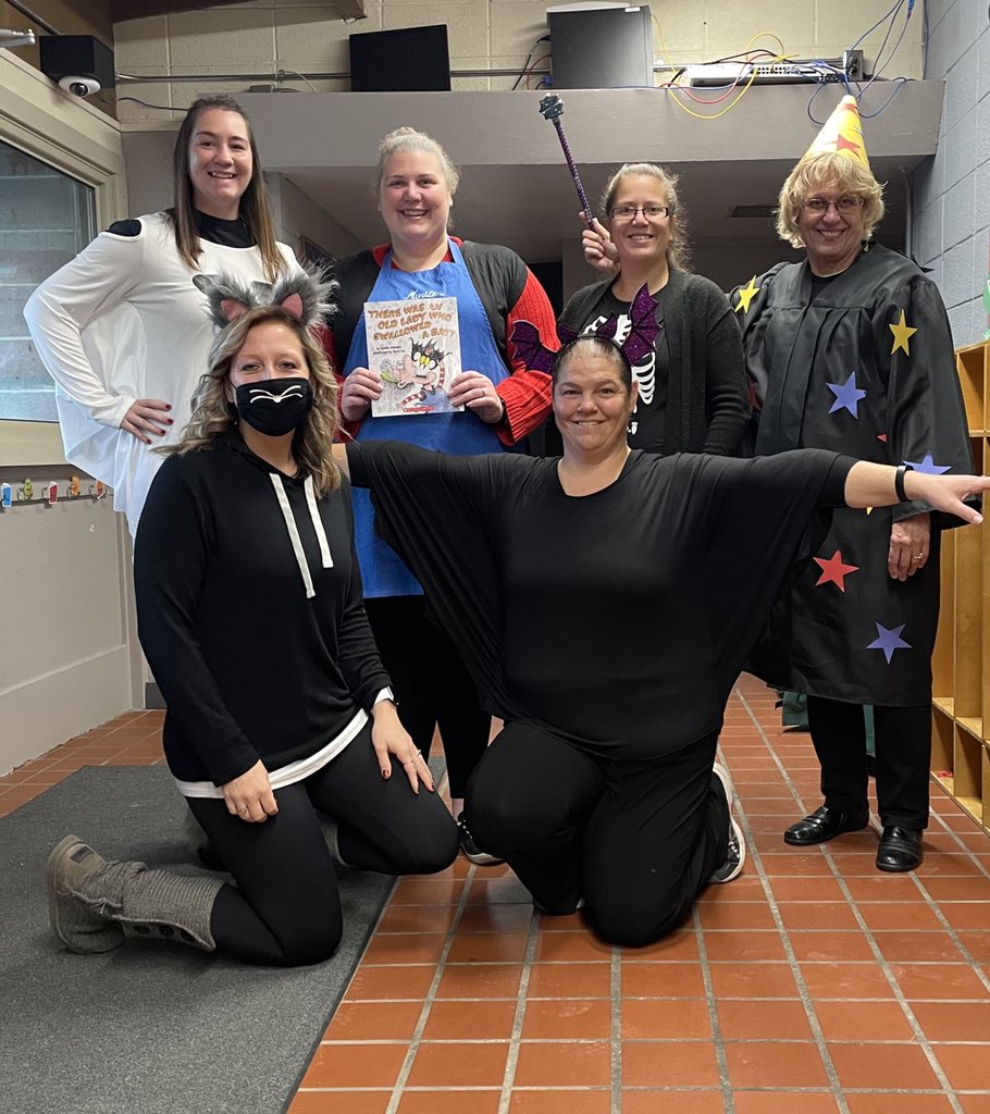 WestMarshallPK3's tweet photo. Our Trojan Tots team as characters from “There Was an Old Lady That Swallowed a Bat”. https://t.co/bpypOnjU9j