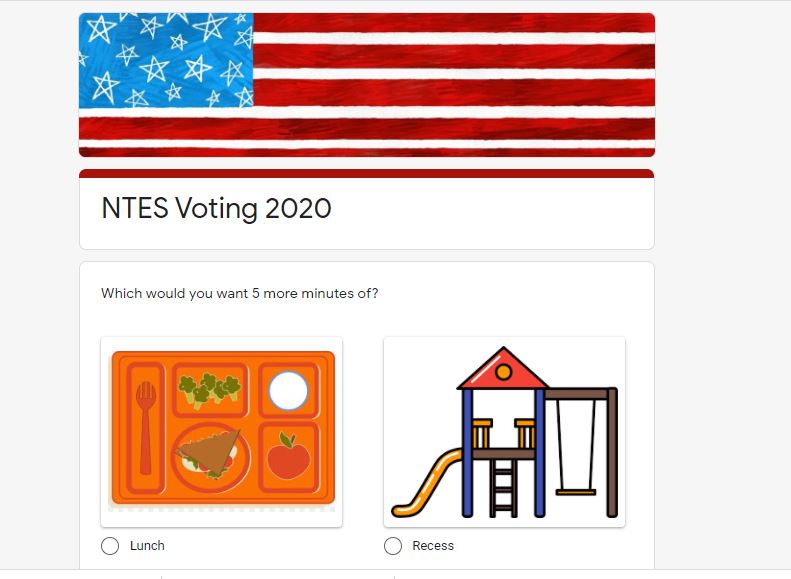 MrsPageTurner's tweet photo. Our @NewTownES #kidsvoting ballot 🗳️is ready - transforming the media center today into our polling place!
While voting and politics can be divisive, trying to make learning relevant and help our students learn to be good citizens! https://t.co/3kbCn64zT7