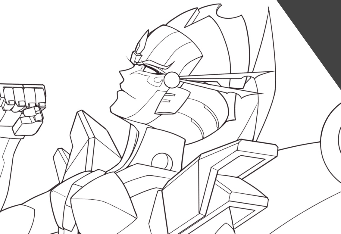 I finally finished the line work!!✨ 