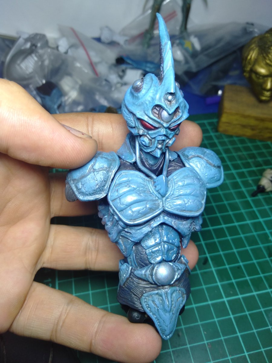 pusanding's tweet photo. Guyver
_
#guyver #guyverdarkhero #darkhero #sic #siccustoms #pusandingartworks #Epoclay #actionfigure #sickamenrider #customizer #custommarvellegend #marvellegendscustom #superhero #anotherhero #benipusandingtuah https://t.co/gbcKF7vWBK