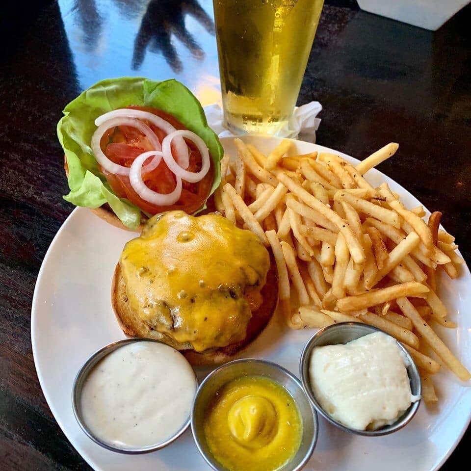 Bar101WV's tweet photo. ‼️Fish Friday‼️

Fish n chips w drink - $10
Cheeseburger w fries &amp; draft - $13
Fry platter for the table (NEW)

(304) 346-1101 or (304) 720-7874
https://t.co/suwBbvjeXG Grubhub DoorDash

Kitchen open till midnight 

#GottaEat #Bar101 #FishFriday https://t.co/EVaRcJK3oN