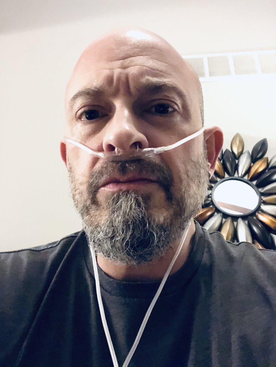 I remained on Oxygen the entire time, and came home a few days later with a portable Oxygen machine, which I am still using. I am still unable to take a full, complete breath without stopping or coughing. Walking one flight of stairs feels like running a marathon.(4/8)