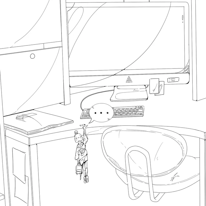 詰んでる子描いてる
次回作ラフ 