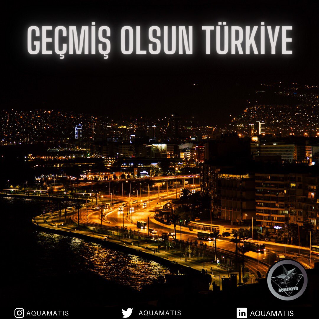İzmir’de meydana gelen ve çevre illerde hissedilen depremin can ve mal kaybına neden olmamasını umuyor geçmiş olsun dileklerimizi iletiyoruz. 

#depremtürkiye #depremizmir #deprem #egedenizi #izmir #aydın #kuşadası #Tsunami #muğla #bornova