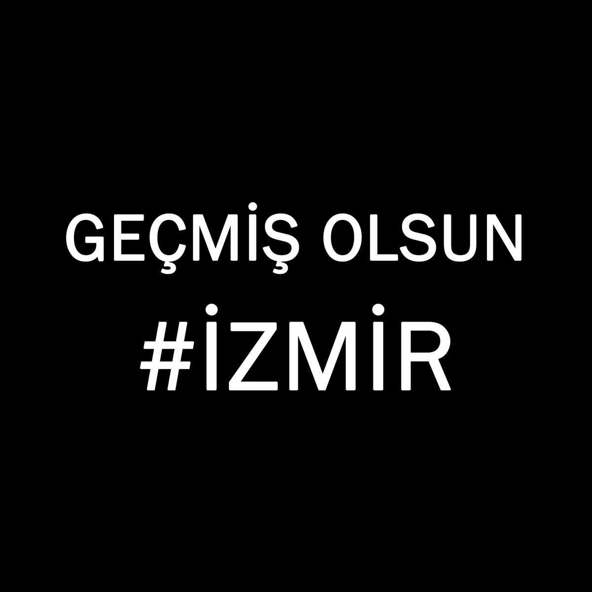 Geçmiş Olsun İzmir.
#izmir