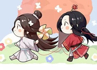 hualianful's tweet photo. poor xie lian 🥺 but this is so freaking adorable.. and the red thread 😢❤ https://t.co/XHOc2KUA6o
