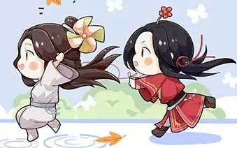 hualianful's tweet photo. poor xie lian 🥺 but this is so freaking adorable.. and the red thread 😢❤ https://t.co/XHOc2KUA6o