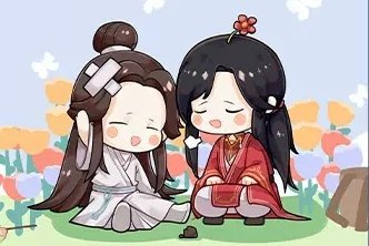 hualianful's tweet photo. poor xie lian 🥺 but this is so freaking adorable.. and the red thread 😢❤ https://t.co/XHOc2KUA6o