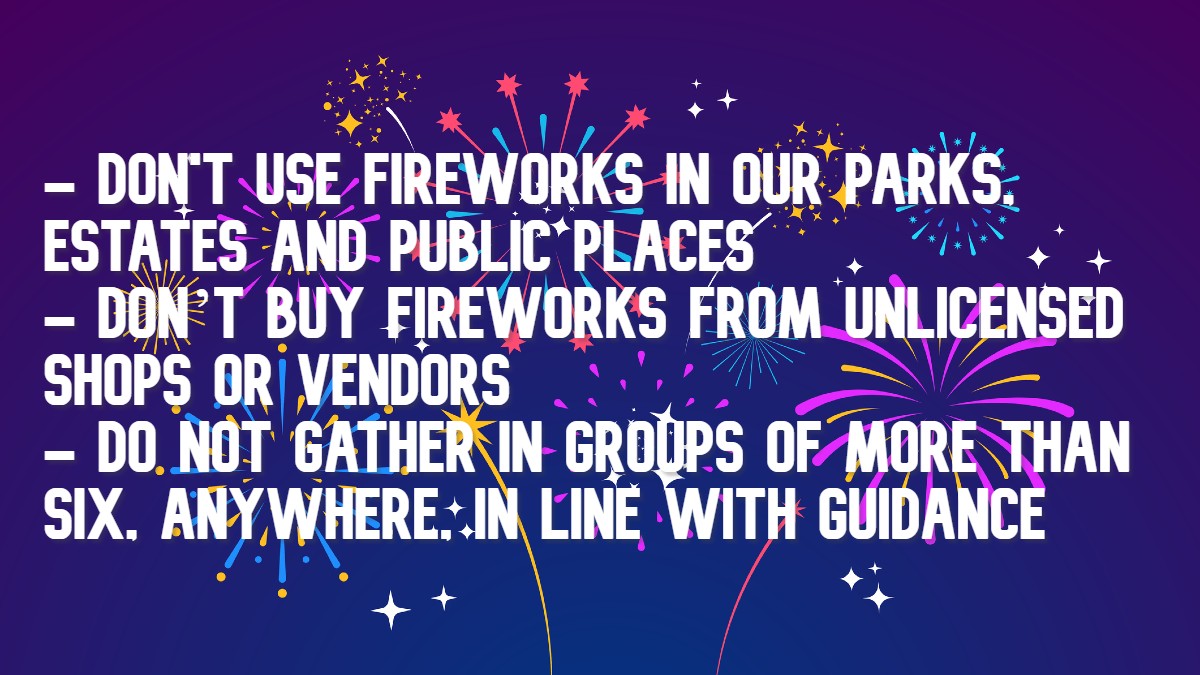 Firework Night 2020 is going to be different - we all have to be extra careful, not only when handling fireworks, but also when meeting friends and family