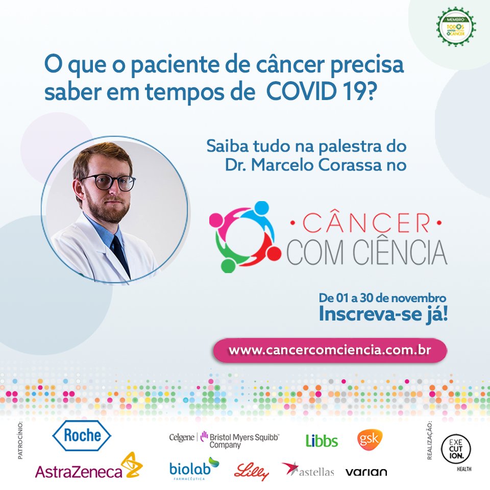 acom_mg's tweet photo. A pandemia do #coronavírus afetou a todos. E o paciente com câncer tem muitas dúvidas. O #cancercomciencia preparou um conteúdo especial para ajudar a todas as pessoas envolvidas no tratamento oncológico a tirar suas dúvidas.

Inscreva-se. Participe. Compartilhe. https://t.co/bNtePT6Vfp