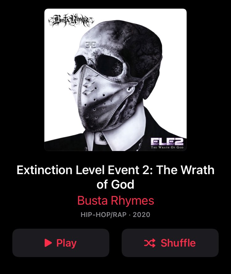 Epicator26's tweet image. What an album 🔥🔥🔥 #ExtinctionLevelEvent2