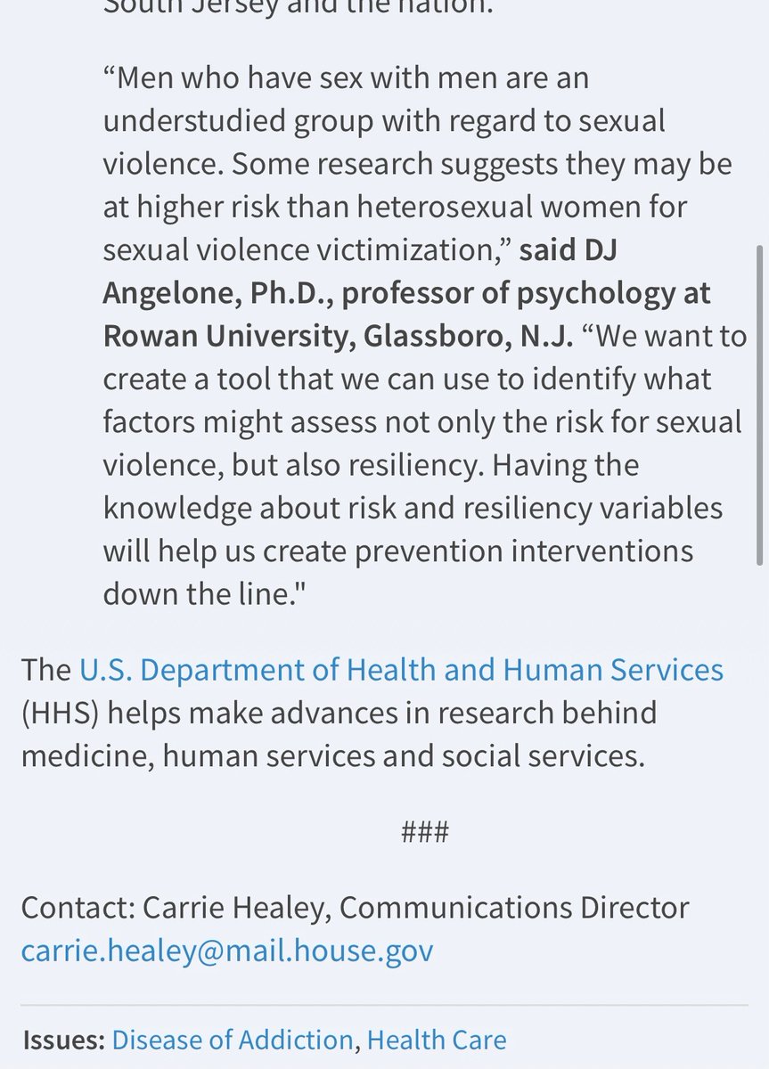 RowanPsych's tweet photo. Recognizing Recognition: U.S. Congressman Donald Norcross announces grants in research of treatment and substance use including our very own Dr. DJ Angelone! #RowanPsychology #PsychologyResearch https://t.co/Z0cqBmUYeT