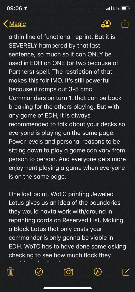 This_WeekinMTG's tweet photo. #MTGhottake. I was thinking about Jeweled Lotus and this is how I’m feeling about it currently. Let’s hear your thoughts 💭 #MTGCMR #MagicTheGathering #mtg https://t.co/EiEWYqUn1w