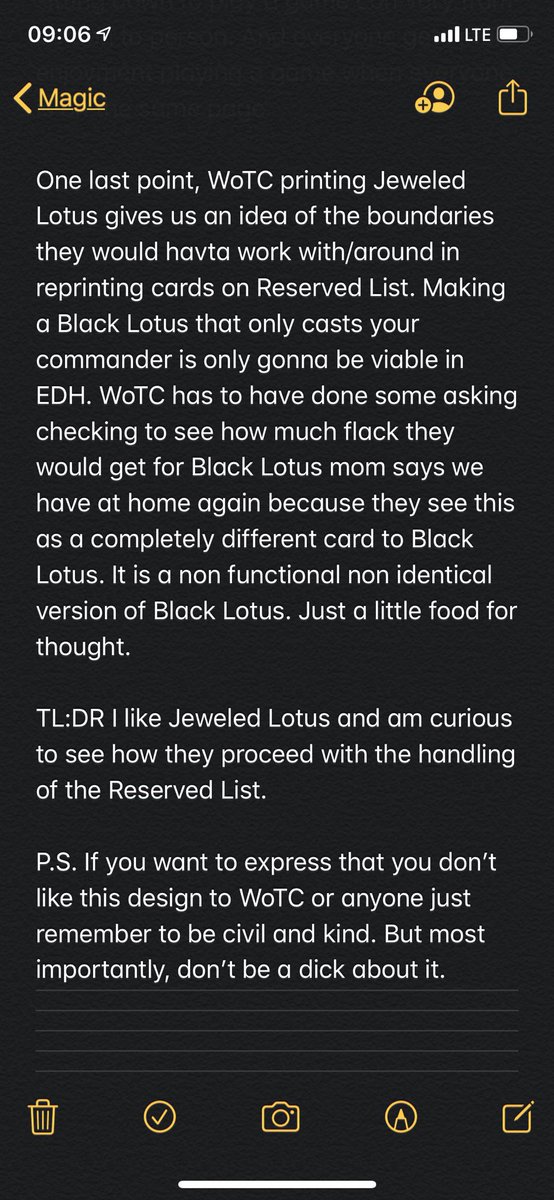 This_WeekinMTG's tweet photo. #MTGhottake. I was thinking about Jeweled Lotus and this is how I’m feeling about it currently. Let’s hear your thoughts 💭 #MTGCMR #MagicTheGathering #mtg https://t.co/EiEWYqUn1w