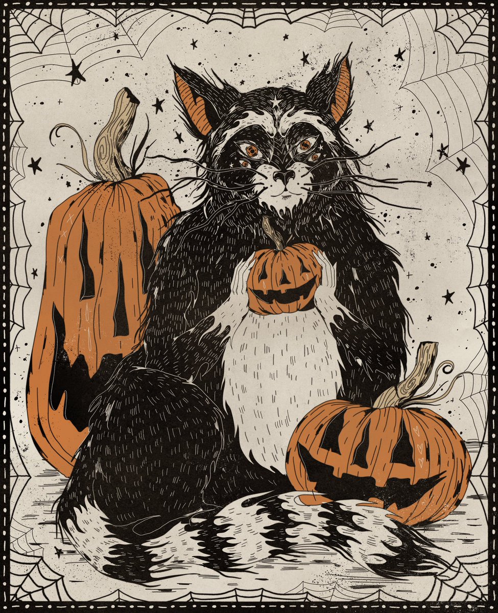 Hey happy Halloweekend! Drew this little guy just to make myself smile ? 