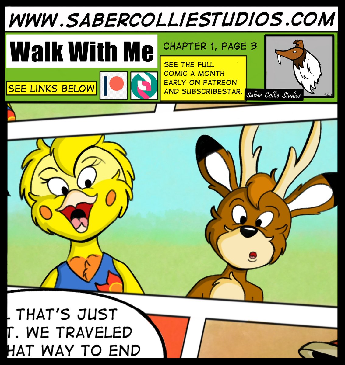 lightluxcollie's tweet photo. Page 3 of Walk With Me is now available on both my Patreon and Subscribestar. Become a supporter and see it a month before everyone else https://t.co/uHg3titWyc https://t.co/IqHsD34gnR #WWM #walk with me #comic #webcomic #cartoon #toon #peview #lightluxcollie #sabercolliestudios https://t.co/K4gFGCCZ2J