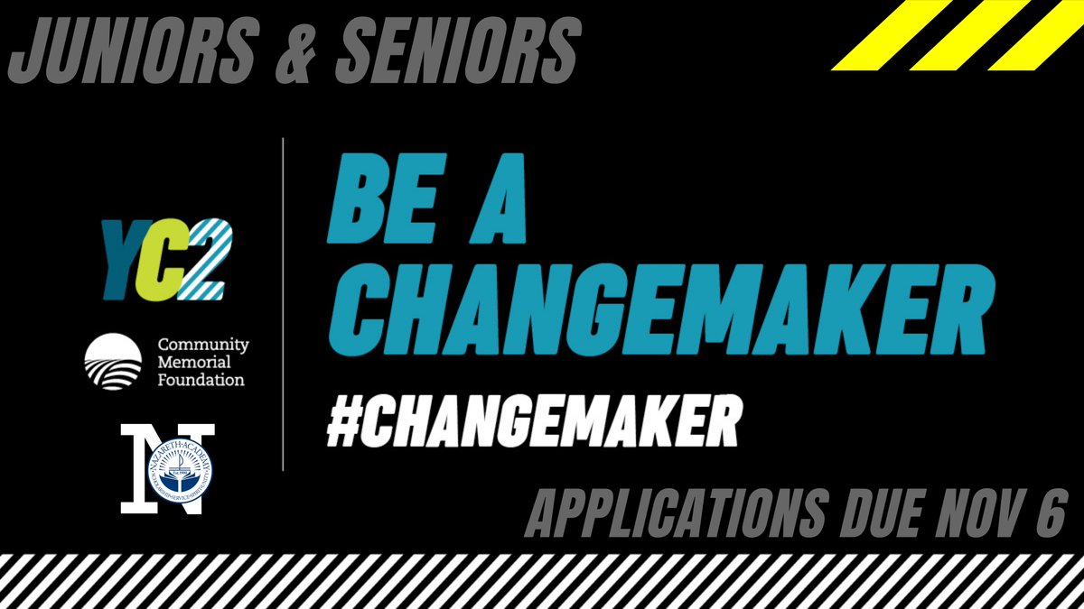 NazarethLGP's tweet photo. YC2 program has been a terrific experience for Naz students. Don’t miss your chance to make a difference in your community. Juniors & Seniors, apply to be a changemaker by November 6. #NazService #NazUnity #NazLeaders https://t.co/FkoU5xTaBU https://t.co/ckWpeo5sj1