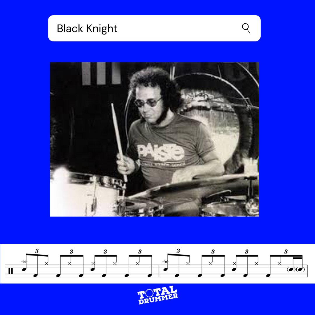TotalDrummer's tweet photo. FRIDAY DRUM BEAT. This is a great #drumfill from #ianpaice on the #deeppurple classic #blackknight

#drums #drummer #drumkit #instadrum #drumming #drumstagram #pearldrums #drum #drumuniversity #drumfam #drumlife #drumsdrumsdrums #instadrummer #instadrums #drumlesson #drumsdaily https://t.co/W6BHgfJIL5