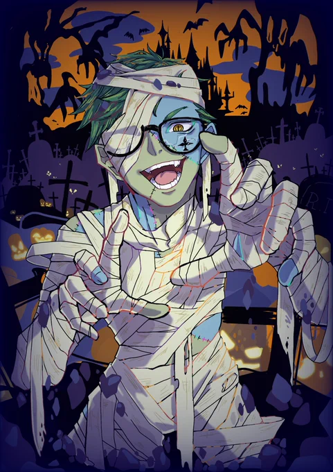 GRAAAAAAAAAAA!!!!!!

#twst_仮装パーティー

企画に♣先輩で参加させていただきました?
素敵な企画をありがとうございます?

HAPPY?HALLOWEEN!! 