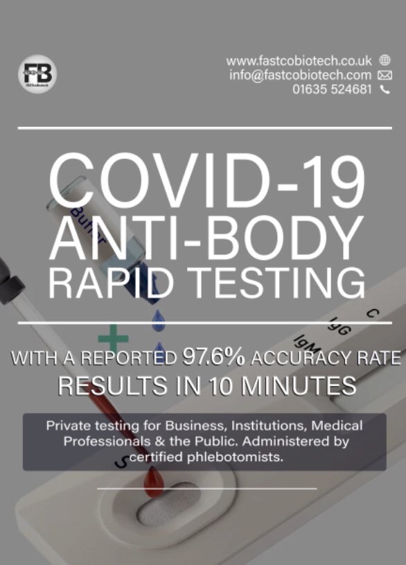 BiotechFastco's tweet image. @CheamSchool  Private Test centre opening in Newbury