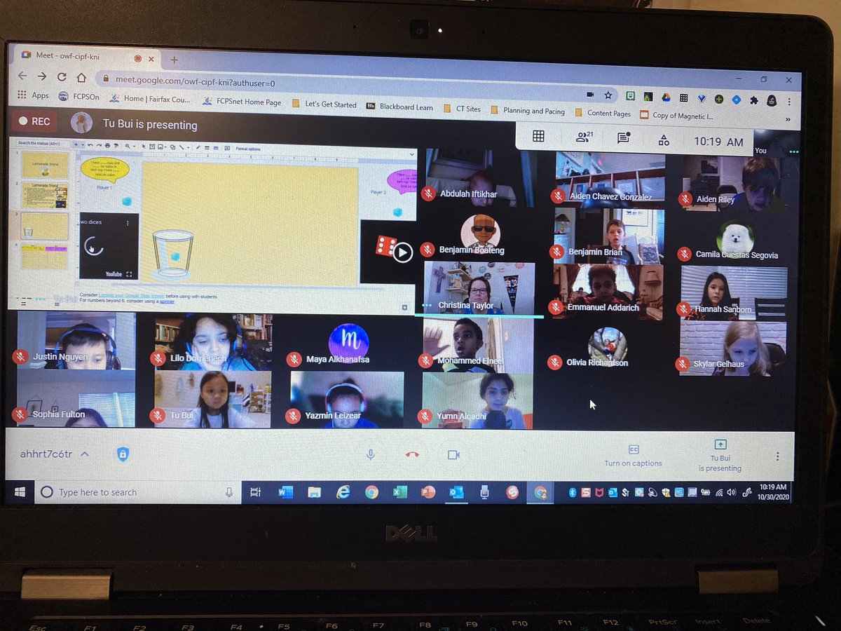 amberpeacock30's tweet photo. I have chills today....chills of pride and excitement as I watch this first quarter end. These students have learned a perseverance that only 2020 could teach them. They have risen to the top and are going to be amazing adults because of it.  #saratogaes #fcps #mathgames https://t.co/cgk4EaZuMa