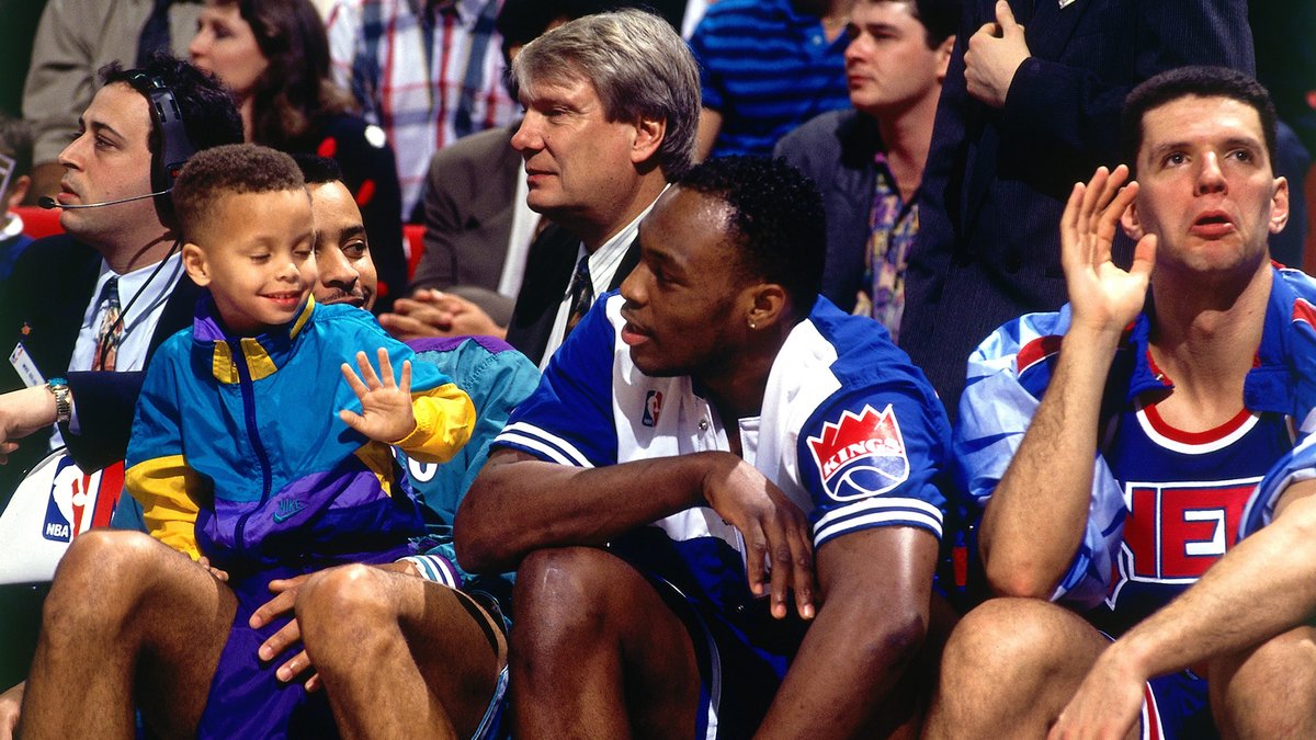 NBCSWarriors's tweet photo. "We all thought we were pretty good, and the baby was better than us the whole time." 😂
@RexChapman is always happy to share funny stories about young Steph (via @GrantLiffmann)
https://t.co/Faz1C1TYUG https://t.co/rvXp8V7V7f