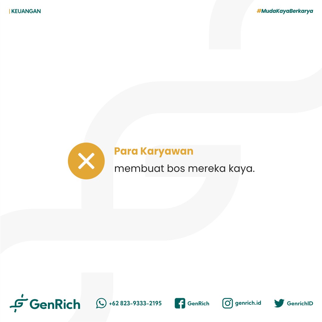 GenrichID's tweet photo. Jadi, kapan kamu akan berhenti menghasilkan uang untuk orang lain?
โ โ โ โ โ โ โ โ โ
Kami percaya, kamu akan berhenti setelah membaca konten ini. ๐
Selamat Berjuang #GenerasiRich! ๐ฅ
โ โ โ โ โ โ โ โ โ
#GenRich #GenerasiRich https://t.co/kFo2ksE6LY