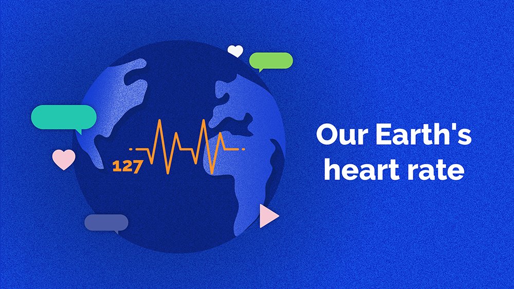 PureChoicePledg's tweet photo. Our Earth's heart rate is a measure of all the positive conversations online about the #environment. Visit https://t.co/9devldOxHJ to see how #Earth is doing today. Visit https://t.co/ba2i4hxcyh https://t.co/s9RXJPyJ0B