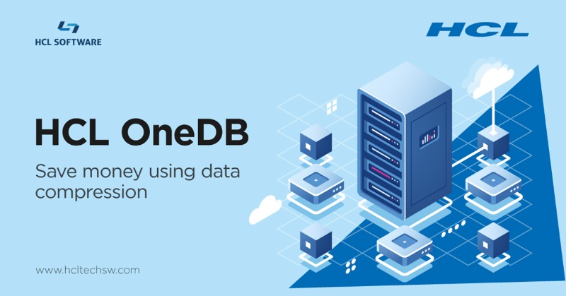 HCLSoftware's tweet photo. By minimizing the disk space that is used by your data and indexes, it’s easy to save money. Interested in how you can save money using data compression? Read more now. #HCLSWBlogs https://t.co/3WPI877OT9