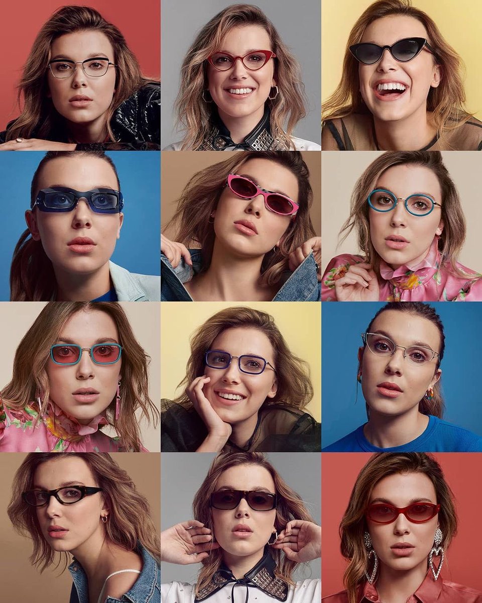 “My rules, your way - with @VogueEyewear. Which ones do you live your life by? #LetsVogue”

📷: Millie via Instagram