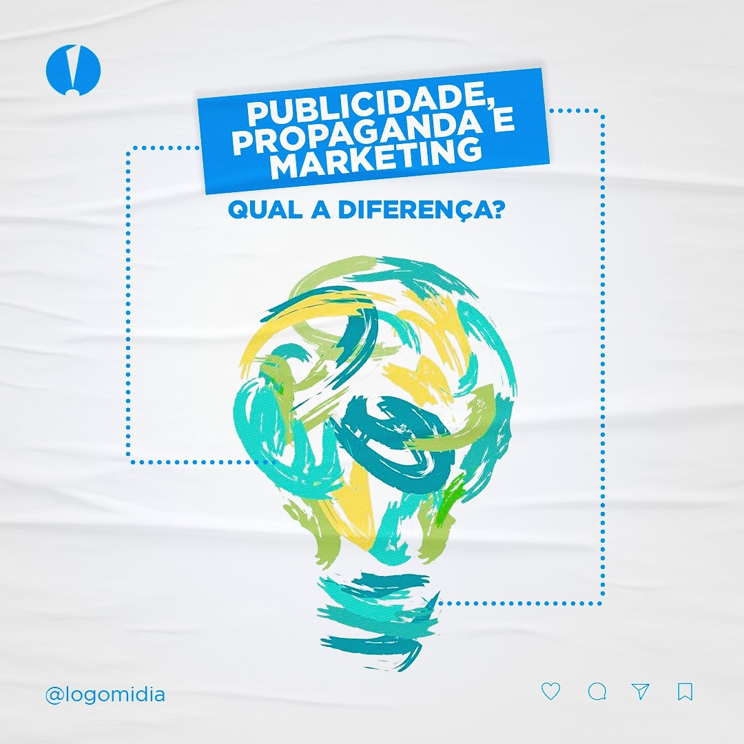 logomidia's tweet image. O marketing atua através de ações que procuram entender o mercado e as necessidades dos clientes. A publicidade se refere à ações espontâneas de divulgação de uma marca, produto ou serviço. A propaganda é uma das formas de se fazer publicidade e também está atrelada ao marketing.