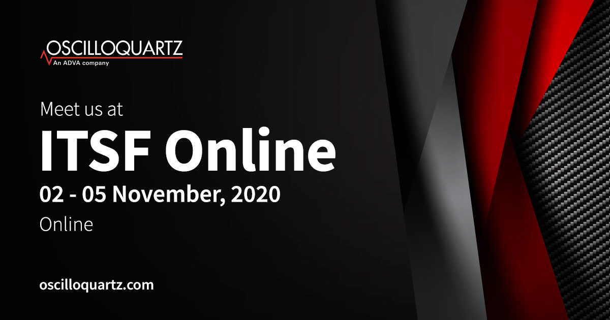 ADVAOpticalNews's tweet photo. Our Oscilloquartz team is gearing up for #ITSF2020. Make sure you catch our speaking sessions and be sure to visit us at our virtual booth. https://t.co/seNNf64d7c https://t.co/KLi8ivXBZd